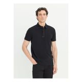 ALTINYILDIZ CLASSICS Siyah Erkek Polo Yaka Slim Fit Polo T-Shirt ACE091252012_SYH