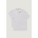 Altınyıldız Classics Slim Fit Bisiklet Yaka 2'li Düz Tişört Paketi - XXL - Beyaz
