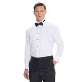 ALTINYILDIZ CLASSICS Slim Fit Dar Kesim Ata Yaka Kolay Kırışmayan %100 Pamuk Gömlek, Renk Beyaz, Beden L