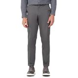 ALTINYILDIZ CLASSICS Slim Fit Dar Kesim Gabardin Kumaş Desenli Pamuklu Esnek Beli Lastikli Pantolon, Renk Gri, Beden 52