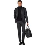 ALTINYILDIZ CLASSICS Slim Fit Dar Kesim Kırlangıç Yaka Desenli Takım Elbise, Renk Lacivert, Beden 54-6 Drop