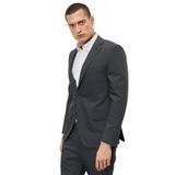 ALTINYILDIZ CLASSICS Slim Fit Dar Kesim Mono Yaka Kareli Takım Elbise, Renk Koyu Gri, Beden 46-6 Drop