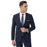 ALTINYILDIZ CLASSICS Slim Fit Dar Kesim Mono Yaka Takım Elbise, Renk Lacivert, Beden 54-6 Drop