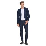 ALTINYILDIZ CLASSICS Slim Fit Dar Kesim Mono Yaka Yünlü Ceket, Renk Lacivert, Beden 50-6 Drop