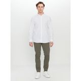 Altınyıldız Classics Slim Fit Düğmeli Yaka Beyaz Erkek Gömlek ACE020252165_BYZ