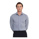 ALTINYILDIZ CLASSICS Slim Fit Düğmeli Yaka Gömlek, L, 5003252803, Siyah, Erkek