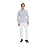 ALTINYILDIZ CLASSICS Slim Fit Düğmeli Yaka Gömlek, M, 5003252833, Antrasit, Erkek