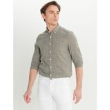 Altınyıldız Classics Slim Fit Düğmeli Yaka Haki Erkek Gömlek ACE020252165_HAK