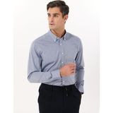 Altınyıldız Classics Slim Fit Düğmeli Yaka Lacivert Erkek Gömlek ACE020252040_LAC - XL