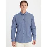 Altınyıldız Classics Slim Fit Düğmeli Yaka Lacivert Erkek Gömlek ACE202510304_GÖMLEK PAR DY