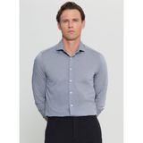 Altınyıldız Classics Slim Fit Düğmeli Yaka Siyah Erkek Gömlek ACE020252040_SYH