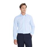 ALTINYILDIZ CLASSICS Su Geçirmeyen Leke Tutmaz%100 Pamuk Slim Fit Dar Kesim Klasik Yaka Nano Gömlek, Renk Açık Mavi, Beden S