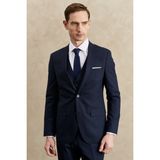 Altınyıldız Classics Su Geçirmez Slim Fit Mono Yaka Yelekli Yünlü Nano Takım Elbise - Lacivert - 6 Drop - 54