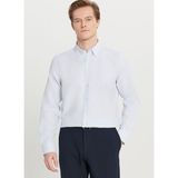 Altınyıldız Classics Tailored Fit Düğmeli Yaka Açık Mavi Erkek Gömlek ACE020261601_AMV - 2XL