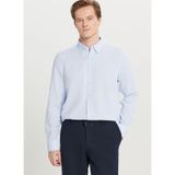 ALTINYILDIZ CLASSICS Tailored Fit Düğmeli Yaka Açık Mavi Gömlek, S, 5003307361, Açık Mavi, Erkek