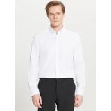 ALTINYILDIZ CLASSICS Tailored Fit Düğmeli Yaka Gömlek, L, 5003300862, Beyaz, Erkek