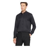 ALTINYILDIZ CLASSICS Tailored Fit Düğmeli Yaka Gömlek, M, 5003300809, Siyah, Erkek