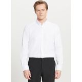 ALTINYILDIZ CLASSICS Tailored Fit Düğmeli Yaka Gömlek, M, 5003300862, Beyaz, Erkek