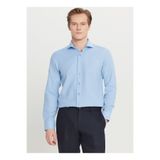 Altınyıldız Classics Tailored Fit Italyan Yaka Açık Mavi Erkek Gömlek ACE020261606_AMV