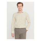 ALTINYILDIZ CLASSICS Tailored Fit İtalyan Yaka Bej Erkek Gömlek ACE020261606_BEJ