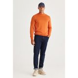 Altınyıldız Classics Yarım Balıkçı Yaka Standart Kiremit Erkek Kazak 4A4924100057 - 2XL