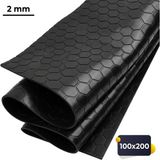Altitek 100X200 cm Izole Halı 2 mm 1 Kv Elektrik Yalıtkan Paspas Iş Güvenliği Pano Önü Halısı 200CM - 000-Siyah - 100 x 200 cm