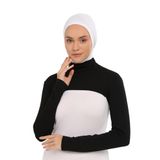 Altobeh Balıkçı Yakalı Boyunluklu Kolluk, Siyah