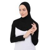 Altobeh Boyunluklu Boneli Uzun Kolluk, Siyah