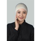 Altobeh Hazır Pratik Geçmeli Uzun Boru Tesettür Bonesi - Krem