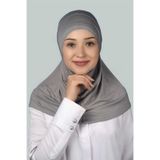 Altobeh Hazır Türban Pratik Eşarp Tesettür Hijab - Namaz Örtüsü - Gri
