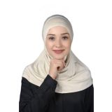 Altobeh Hazır Türban Pratik Eşarp Tesettür Hijab - Namaz Örtüsü - Krem