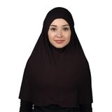 Altobeh Hazır Türban Pratik Eşarp Tesettür Hijab - Namaz Örtüsü (XL), Koyu Kahverengi