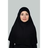 Altobeh Hazır Türban Pratik Eşarp Tesettür Hijab - Namaz Örtüsü (Xl) - Siyah - Standart