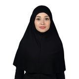 Altobeh Hazır Türban Pratik Eşarp Tesettür Hijab - Namaz Örtüsü (XL), Siyah