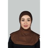 Altobeh Kadın Tesettür Pratik Boyunluklu Hijab - Sporcu Bone - Çikolata - Standart