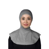 Altobeh Kadın Tesettür Pratik Boyunluklu Hijab - Sporcu Bone, Gri