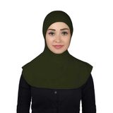 Altobeh Kadın Tesettür Pratik Boyunluklu Hijab - Sporcu Bone, Haki