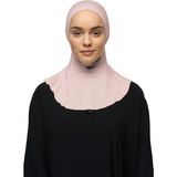 Altobeh Kadın Tesettür Pratik Boyunluklu Hijab - Sporcu Bone - Pudra - Standart