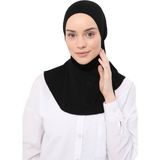 Altobeh Kadın Tesettür Pratik Boyunluklu Hijab - Sporcu Bone - Siyah - Standart