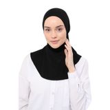 ALTOBEH Kadın Tesettür Pratik Boyunluklu Hijab - Sporcu Bone SİYAH