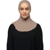 Altobeh Kadın Tesettür Pratik Boyunluklu Hijab - Sporcu Bone - Toprak - Standart