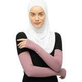 Altobeh Parmak Geçmeli Penye Tesettür Kolluk Koyu Pembe - Standart