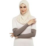 Altobeh Pratik Tesettür Kolluk Penye Namaz Kolluğu Düz - Açık Vizon - Standart