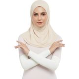 Altobeh Pratik Tesettür Kolluk Penye Namaz Kolluğu Düz - Ekru - Standart
