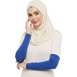 Altobeh Pratik Tesettür Kolluk Penye Namaz Kolluğu Düz - Saks - Standart