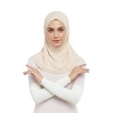 Altobeh Pratik Tesettür Kolluk Penye Namaz Kolluğu Düz, Standart, Namaz Kolluğu, Ekru, Kadın