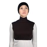 Altobeh Sıfır Kol Balıkçı Yaka Tam Boğazlı Likralı Penye Kadın Yarım Body, Koyu Kahverengi