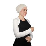 Altobeh Uzun Kollu Tesettür Bolero - Beyaz