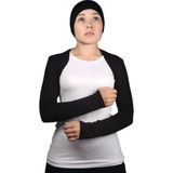 Altobeh Uzun Kollu Tesettür Bolero - Siyah - Standart