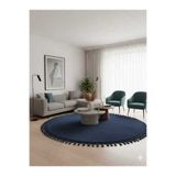 ALTUN CARPET MODERN YUVARLAK PELÜŞ HALI KAYMAZ TABAN 12ML HAV YUKSEKLİĞİ 2CM KALINLIK